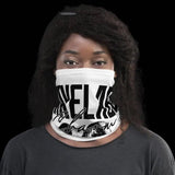 Neck Gaiter - 5 - in - 1 Versatile Face Cover & Neck Warmer snake - label