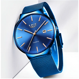 New Men Watches: Stainless Steel Design, 4 Styles, Lightweight - snake - label