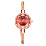 Niche Bracelet Watch with Quartz Movement and Alloy Strap - 20mm Surface Diameter - Contemporary Design snake - label