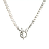 OT Chain Necklace: Heart - Shaped Electroplated Alloy Pendant snake - label