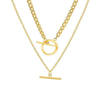 OT Chain Necklace: Heart - Shaped Electroplated Alloy Pendant snake - label