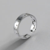 Personality Index Finger Ring in Silver with Korean Style Design - snake - label