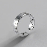 Personality Index Finger Ring in Silver with Korean Style Design snake - label