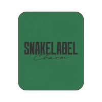 Picnic Blanket with Soft Mink Polyester Top Water - Resistant snake - label