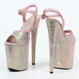 Pink Snake Shoes: PU Patent Leather Low Top with Tapered Heel snake - label