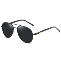 **POLARIZED SUNGLASSES MEN'S: Vintage Style Frame, Tac Lenses, UV400 Protection - 10 Lens Colors Available** - snake - label