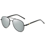 **POLARIZED SUNGLASSES MEN'S: Vintage Style Frame, Tac Lenses, UV400 Protection - 10 Lens Colors Available** - snake - label