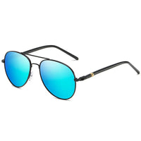 **POLARIZED SUNGLASSES MEN'S: Vintage Style Frame, Tac Lenses, UV400 Protection - 10 Lens Colors Available** - snake - label