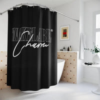 Polyester Shower Curtain - Customizable Artwork, Easy Install, 71