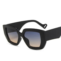 Polygon Contrast Sunglasses: Stylish Polygon Frame with UV Protection & Color Variations snake - label