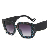 Polygon Contrast Sunglasses: Stylish Polygon Frame with UV Protection & Color Variations snake - label