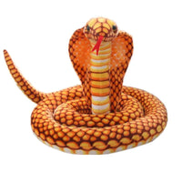 Printed Realistic Big Snake Eye Snake Toy snake - label