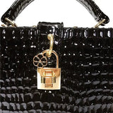 Python Print Handbag - Trendy Snake Bag snake - label