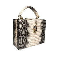 Python Print Handbag - Trendy Snake Bag snake - label