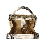 Python Print Handbag - Trendy Snake Bag snake - label