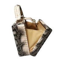 Python Print Handbag - Trendy Snake Bag snake - label