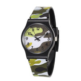 Quartz Plastic Watches: Cartoon - Inspired Design, 10m Waterproof, 8mm Thin, 34mm Dial snake - label