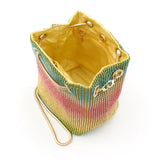 Rainbow Bucket Diamond Bag with Sparkling Rhinestones - Colorful & Luxurious Design for Style - Conscious Individuals - snake - label