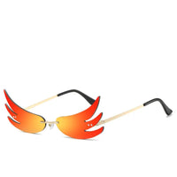 Reflective Sunglasses with UV400 Protection & 70% Visible Light Transmission snake - label