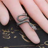 Retro Spirit Snake Ring in High - Quality Alloy with Electroplating snake - label