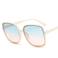 Rice Nail Sunglasses: Stylish AC Lens with PC Frame, 4 Lens Colors snake - label