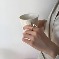 Ring Pearl Ring with High - Quality Alloy snake - label