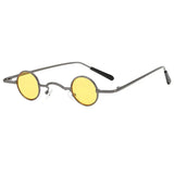 Round Frame Retro Sunglasses - 8 Color Options, Lightweight Design snake - label