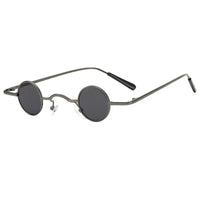 Round Frame Retro Sunglasses - 8 Color Options, Lightweight Design snake - label