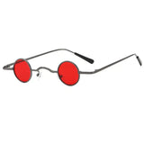 Round Frame Retro Sunglasses - 8 Color Options, Lightweight Design snake - label