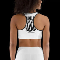 Sculpted Support Snake Sports Bra for A - C Cups - Moisture - Wicking & Stretchable snake - label