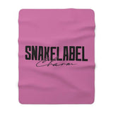 Sherpa Fleece Blanket - Ultra - Fluffy & Warm, 100% Polyester, 2 Size Options snake - label