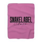 Sherpa Fleece Blanket - Ultra - Fluffy & Warm, 100% Polyester, 2 Size Options snake - label