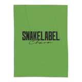 Sherpa Personalized Blanket: Customizable Comfort, Luxurious 430 GSM Polyester, 2 Sizes snake - label