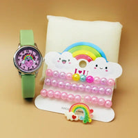 Silicone Children Bracelet Watch with Colorful Cartoon Design - 12 Vibrant Options snake - label