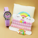 Silicone Children Bracelet Watch with Colorful Cartoon Design - 12 Vibrant Options snake - label