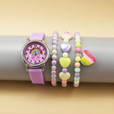 Silicone Children Bracelet Watch with Colorful Cartoon Design - 12 Vibrant Options snake - label