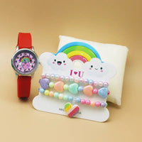 Silicone Children Bracelet Watch with Colorful Cartoon Design - 12 Vibrant Options snake - label