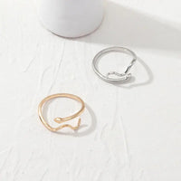 Simple Snake Ring - Plated Alloy in Sleek Design with Exquisite Plating - snake - label