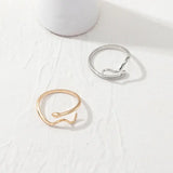 Simple Snake Ring - Plated Alloy in Sleek Design with Exquisite Plating - snake - label