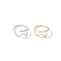 Simple Snake Ring - Plated Alloy in Sleek Design with Exquisite Plating - snake - label