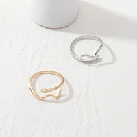 Simple Snake Ring - Plated Alloy in Sleek Design with Exquisite Plating snake - label