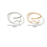 Simple Snake Ring - Plated Alloy in Sleek Design with Exquisite Plating snake - label