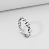 Simple Stacking Combination Ring Set with Customizable Design - 925 Sterling Silver Women's Jewelry snake - label