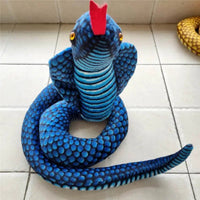 Simulation Snake White Green Snake Plush Toy Python Doll snake - label