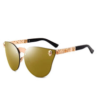 Skull Metal Sunglasses with UV Protection and Stylish PC Lens - Lightweight & Trendy Style snake - label