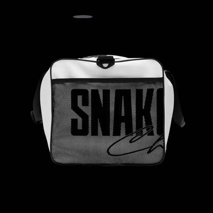 Sleek 22" Snake Duffle Bag for Travel, Gym & Errands snake - label