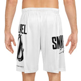 Snake Basketball Shorts - Moisture - Wicking & Odor - Resistant, Adjustable Waistband & Extra Light Fabric, Made in USA snake - label