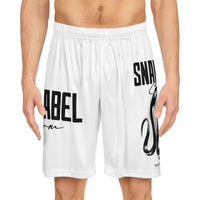 Snake Basketball Shorts - Moisture - Wicking & Odor - Resistant, Adjustable Waistband & Extra Light Fabric, Made in USA snake - label