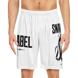 Snake Basketball Shorts - Moisture - Wicking & Odor - Resistant, Adjustable Waistband & Extra Light Fabric, Made in USA snake - label