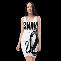 Snake Bodycon Dress with 4 - Way Stretch Fabric - Ultra - Comfortable & Stylish snake - label